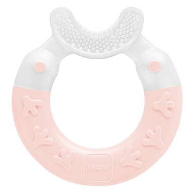 Mam MAM Anneau de dentition Bite & Brush 3 mois+ rose