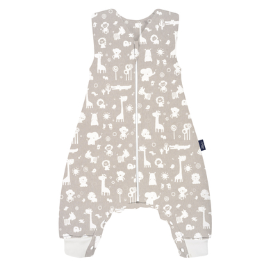 Alvi® Surpyjama enfant thermoactif animaux zoo taupe TOG 2.5