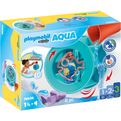 Playmobil Roue à tourbillons d'eau avec bébé requin