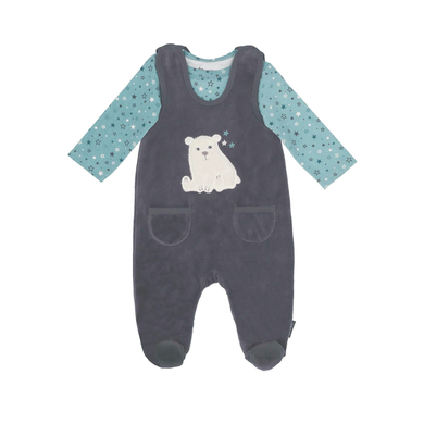 Image of Sterntaler Set Romper Nicki Elia grigio ferro059