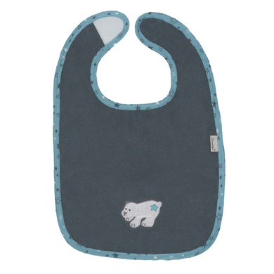 Sterntaler Bavoir à scratch Elia gris fer