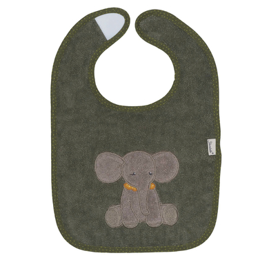 Sterntaler Bavaglino in velcro Eddy verde scuro