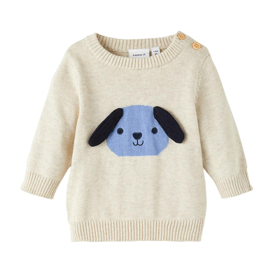 name it Pull en maille Nbmorane Peyote Melange