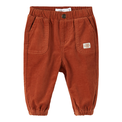 name it Pantalon en velours côtelé Nbmbob Coconut Shell