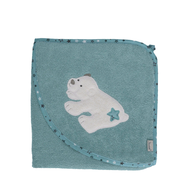 Sterntaler Cape de bain enfant Elia turquoise foncé 80x80 cm
