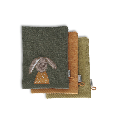 Sterntaler Gants de toilette enfant Eddy rouille lot de 3
