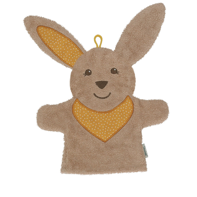 Sterntaler Gant de toilette enfant de jeu Happy gris