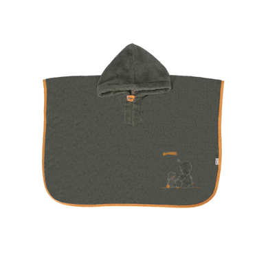 Image of Sterntaler Poncho da bagno Eddy - verde scuro059