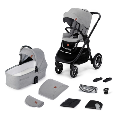 Image of Kinderkraft Passeggino duo EVERYDAY 2 in 1 - grigio chiaro059