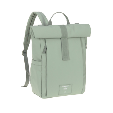 LÄSSIG Sac à langer dos Rolltop Up Backpack silver green