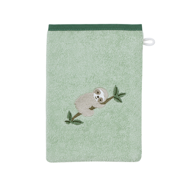 WÖRNER SÜDFROTTIER Gant de toilette enfant paresseux olive clair