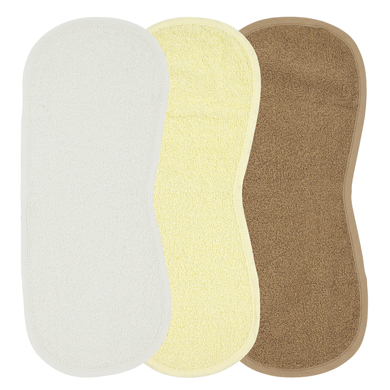 MEYCO Langes enfant XL blanc/jaune/brun lot de 3