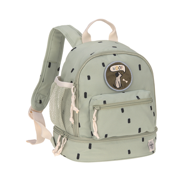 LÄSSIG Mini Backpack , Happy Print s, light olive