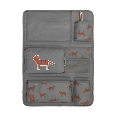 LÄSSIG Organisateur de voiture arrière Car Wrap-to-Go Safari tigre