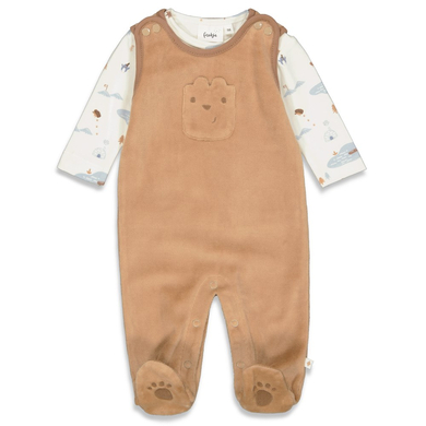 Feetje Tvådelad romper-dräkt Bear y Nice Zand