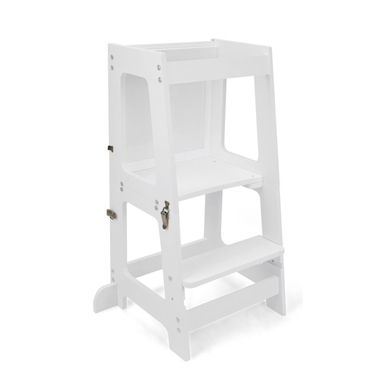 509 Crew Torre di apprendimento montessoriana Prema Lux 3 in 1, bianco