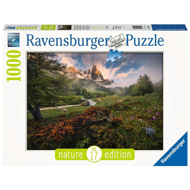 Ravensburger Malerische Stimmung im Vallée de la Clarée, Französischen Alpen bunt