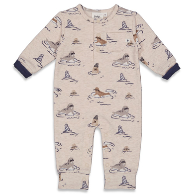 Feetje Combinaison de nuit Cool As Ever Off white Melange