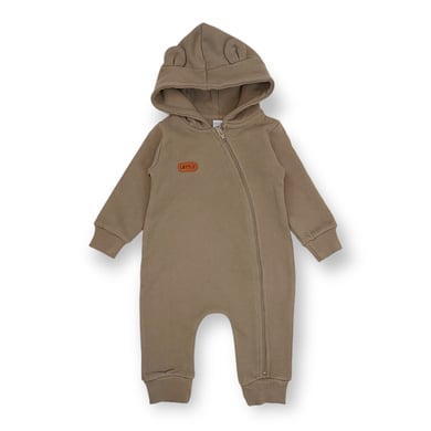 LITTLE Tutina con cappuccio Dream Big, marrone