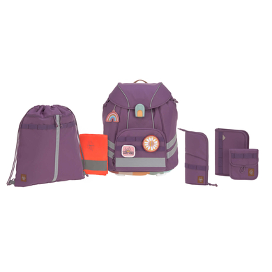 Image of LÄSSIG Set zaino scuola Flexy Unique purple, 7 pezzi059