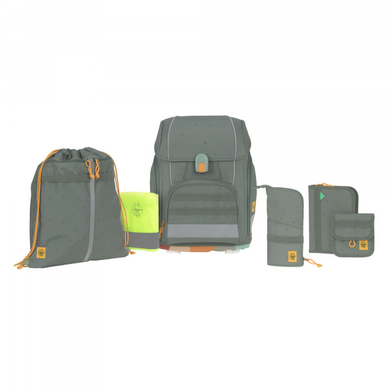 LÄSSIG Schulranzen Set 7 tlg. Boxy Unique Letters green  - Onlineshop Babymarkt
