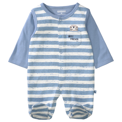 Staccato Dors-bien+shirt sea blue rayé