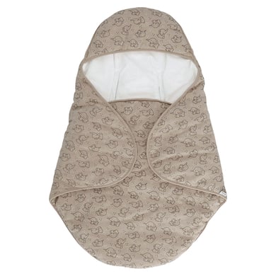 Sterntaler Couverture bébé enveloppante ouatinée Eddy beige
