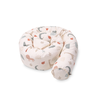 JULIUS ZÖLLNER Tour de lit traversin enfant bio amis sauvages 180 cm