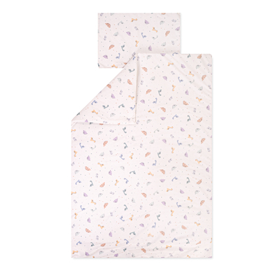 JULIUS ZÖLLNER Parure de lit enfant petits dinosaures 100x135 cm