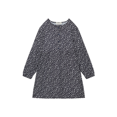 TOM TAILOR Robe navy off white flower