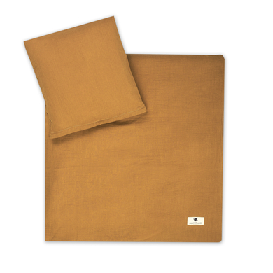 JULIUS ZÖLLNER Parure de lit enfant mousseline cannelle 80x80 cm