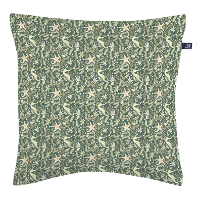 Alvi® Coussin enfant monde marin vert/beige