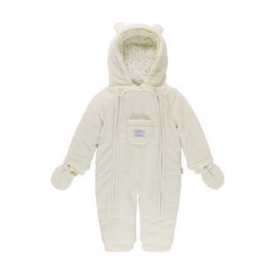 kindsgard Combinaison pilote enfant peluche bomo blanc