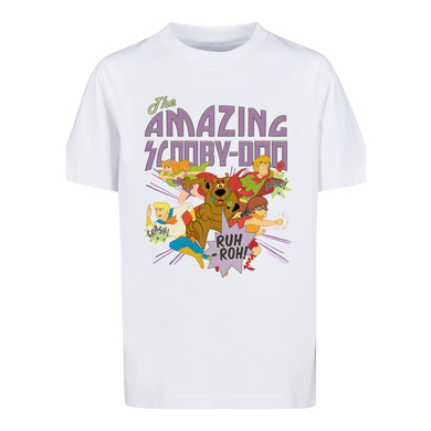 F4NT4STIC T-Shirt Scooby Doo The Amazing Scooby weiß