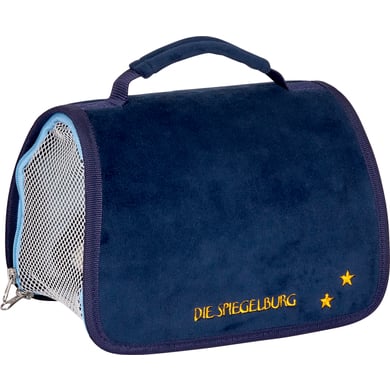 COPPENRATH Reisetasche für Plüschtiere, blau - Lustige Tierparade