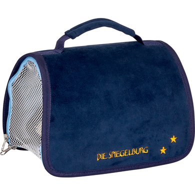 Levně SPIEGELBURG COPPENRATH Cestovní taška na plyšové hračky, modrá - Veselý průvod zvířat