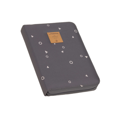 LÄSSIG Pochette pour carnet de maternité avec fermeture éclair Universe Anthracite