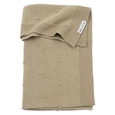 MEYCO Plaid enfant Mini noeuds sable 75x100 cm