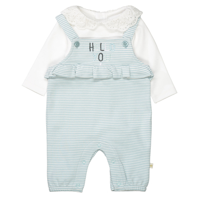 Staccato Strumpbyxa+skjorta aqua sky randig