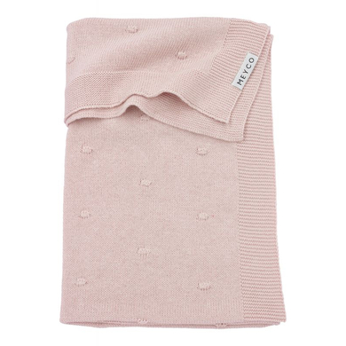 Levně MEYCO Dětská deka Small Mini Knots Soft Pink 75 x 100 cm