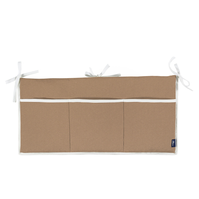 Alvi® Organisateur pour lit enfant Starfish taupe/blanc