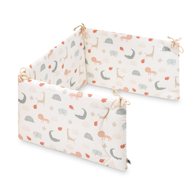 JULIUS ZÖLLNER Tour de lit bébé bio amis sauvages 70x140 cm