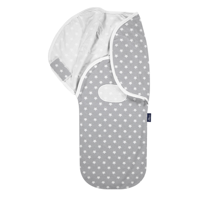 Alvi® Couverture d'emmaillotage Harmonie XL étoiles argentées