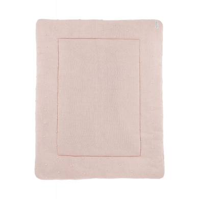 MEYCO Matelas de parc bébé Mini noeuds rose doux 77x97 cm