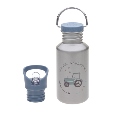 LÄSSIG Gourde enfant Adventure tracteur inox 500 ml