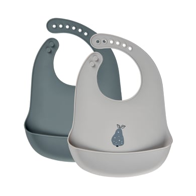 CeLaVi Bavoir bébé silicone Lead lot de 2