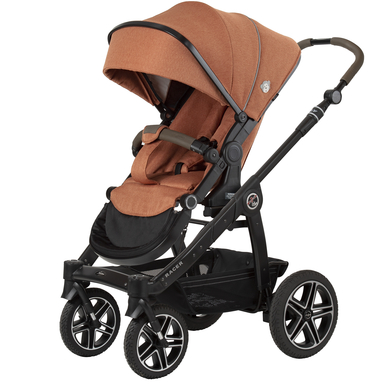 Hartan Barnvagn Racer GTX med handbroms bellybutton terra (923) Ramfärg svart