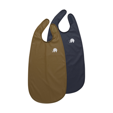 CeLaVi Bavoir bébé scratch Long Nutria lot de 2