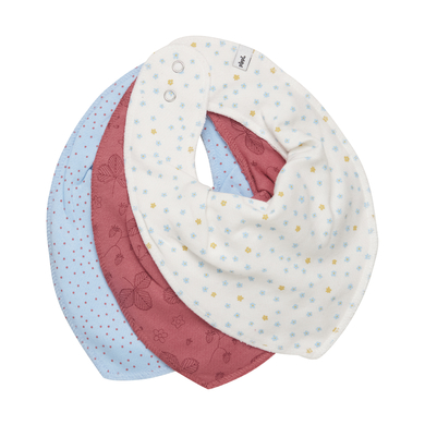 pippi Bandana bébé Baroque lot de 3