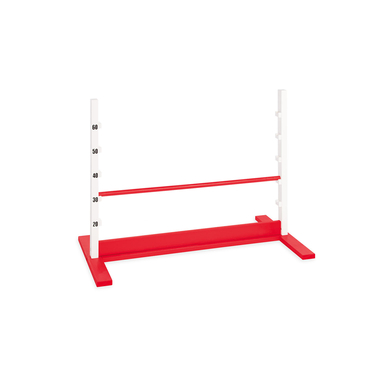 Pinolino Barre saut en hauteur enfant Hoppe bois, rouge
